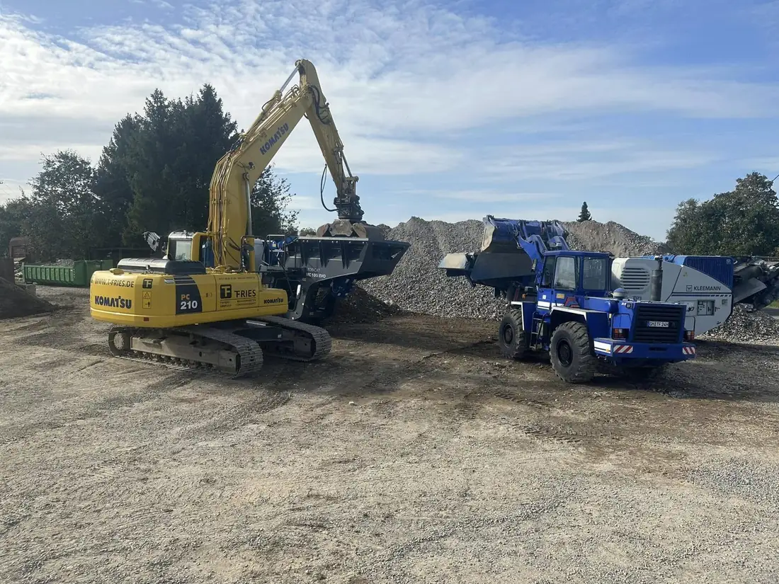 Recycling von Betonaufbruch